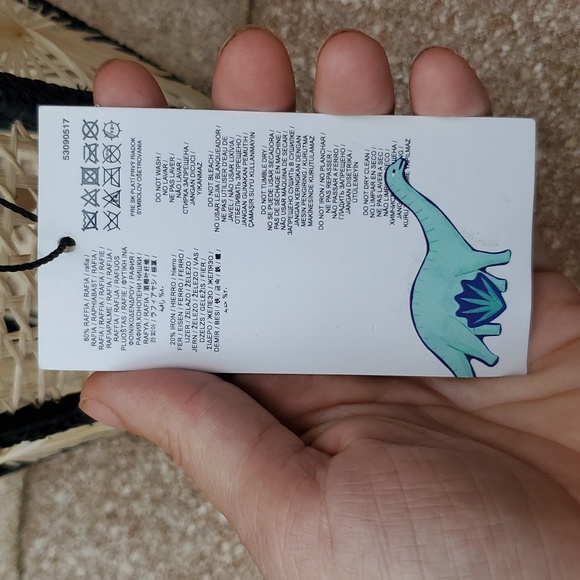 Mango bicolor raffia bag limited edition 2019 - Picture 9 of 10